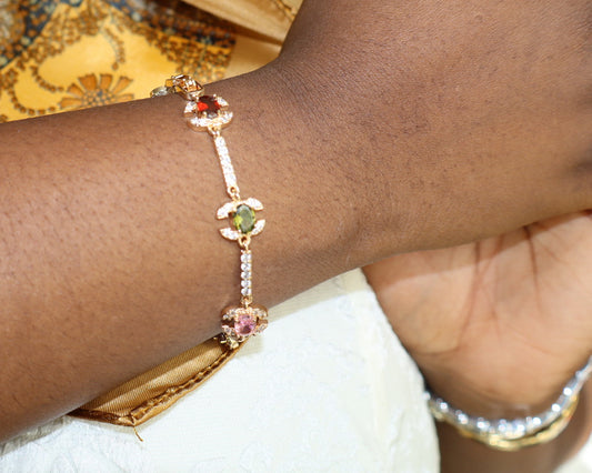 Celeste gem bracelet