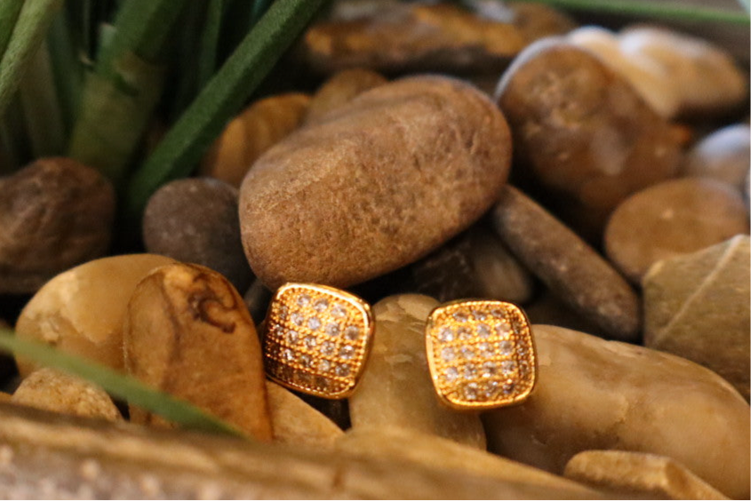 Everyday gem earrings