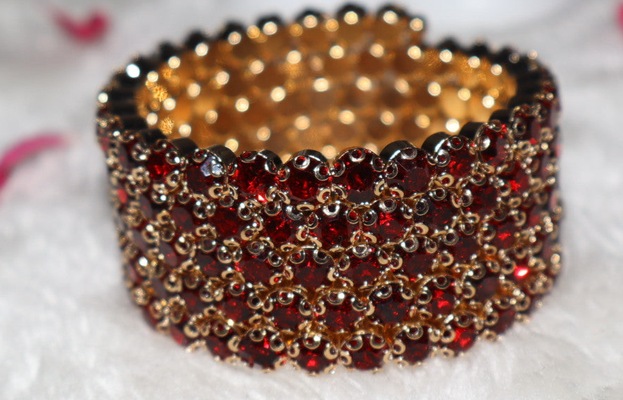 Red sparkle bangle