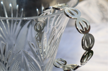 Silver beauty bangle